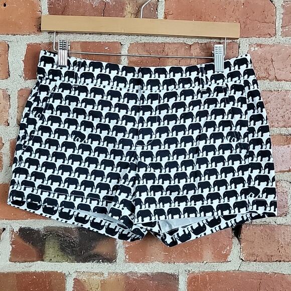 Banana Republic Milly Collection elephant print shorts 4P - Picture 2 of 12